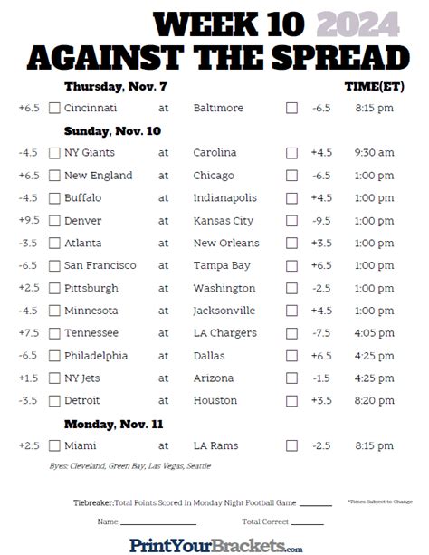 week 10 nfl lines|nfl line week 10 picks.